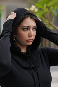 Plain Hood with Strap Balaclava