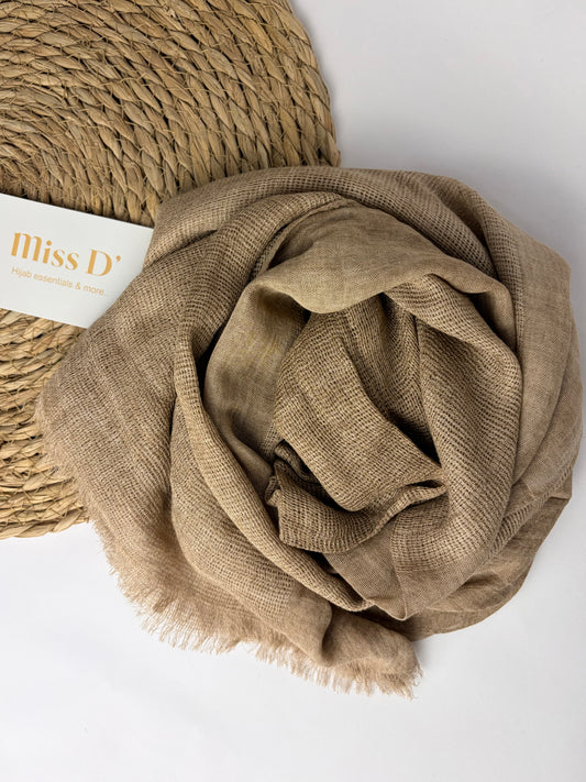 Cafe Twisted cotton scarf