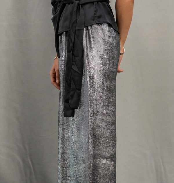Metallic glow pants